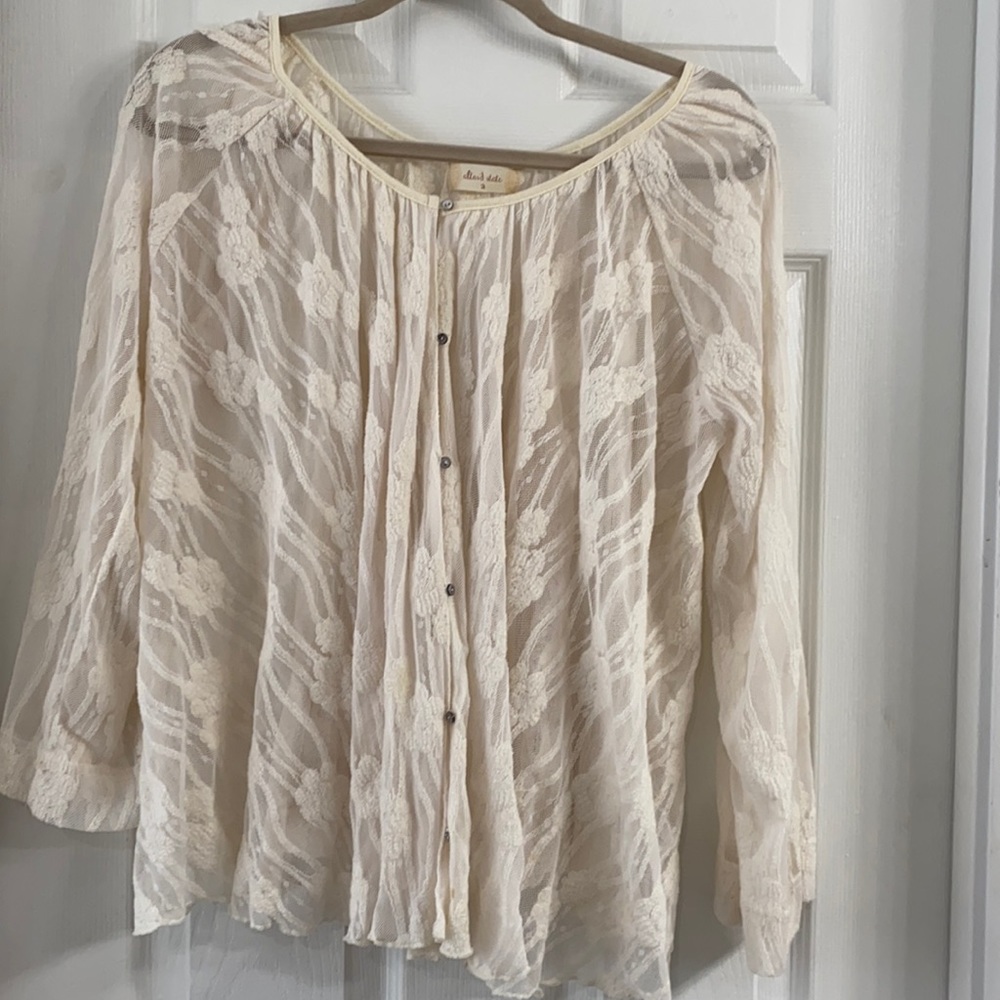 Altar’d state Lace button up